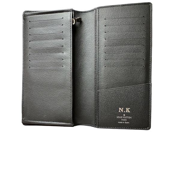 Pre-Owned LV Damien Graphite Brazzaville Bifold Long Wallet - Picture 3 of 8